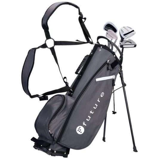 FUTURE GOLFBAG GREY VOOR CLUBS IN DE LENGTE VAN 140 TOT 150 CM