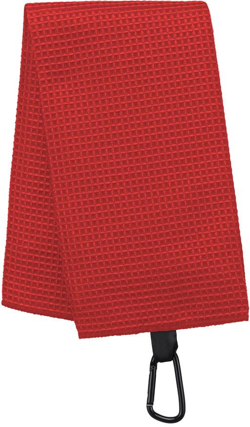 23485GOLF_HANDDOEK_GRAATSTRUCTUUR_RED